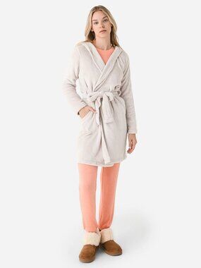 Blush Pink Plush Robe